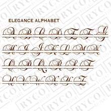 Load image into Gallery viewer, Elegance monogram alphabet