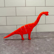 Load image into Gallery viewer, Colorful 3D Printed Articulating Flexible Dinosaurs