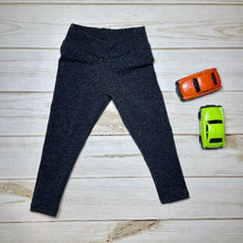 Load image into Gallery viewer, Handmade Solid Color Leggings Two Tone Charcoal Color