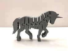 Load image into Gallery viewer, Colorful 3D Printed Articulating Flexible Unicorn