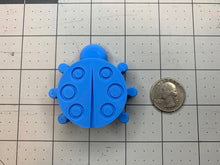 Load image into Gallery viewer, Colorful 3D Printed Ladybug Fabric Pattern Weights Sizing Comparison