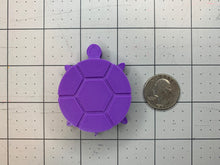 Load image into Gallery viewer, Colorful 3D Printed Turtle Fabric Pattern Weights Size Comparison