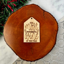 Load image into Gallery viewer, Christmas Themed Wine Bottle Tags