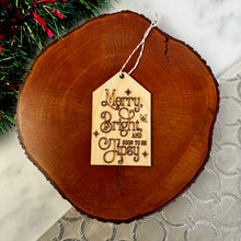 Load image into Gallery viewer, Christmas Themed Wine Bottle Tags