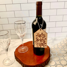 Load image into Gallery viewer, Christmas Themed Wine Bottle Tags