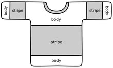 Load image into Gallery viewer, Color Blocked Long Sleeve Dolman Coloring Option