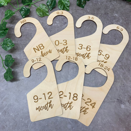 Children's Wooden Closet Dividers Newborn to 24 Month