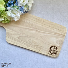 Load image into Gallery viewer, Cornered &quot;Green&quot; Split Monogram in Royalty Style on Large Board
