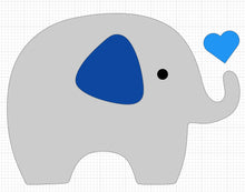 Load image into Gallery viewer, Royal baby elephant mock up
